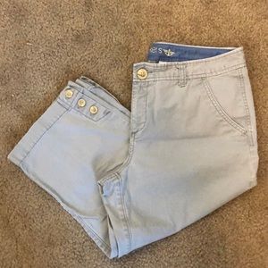Dockers gray capris size 10